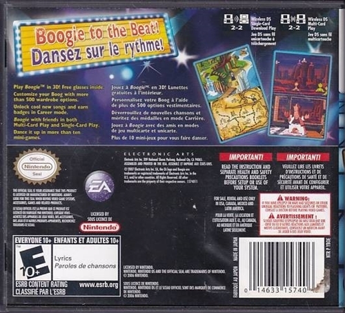 Boogie - Amerikansk Version - Nintendo DS (B Grade) (Genbrug)